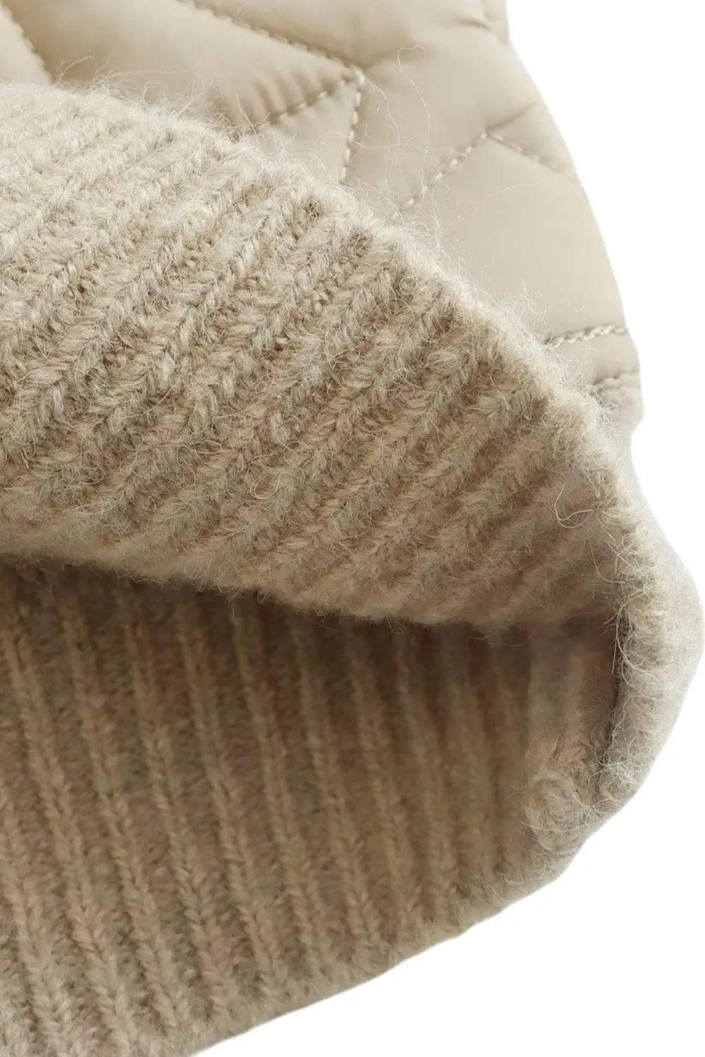 ‘ Dominic’ Knitted Hooded Zipper Vest with Pockets