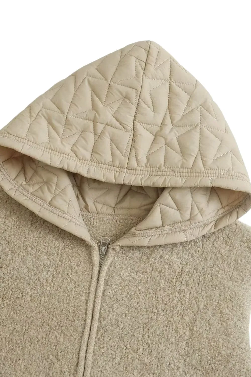 ‘ Dominic’ Knitted Hooded Zipper Vest with Pockets