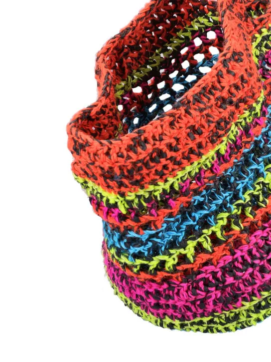 Agr   Crochet cotton blend tote bag 