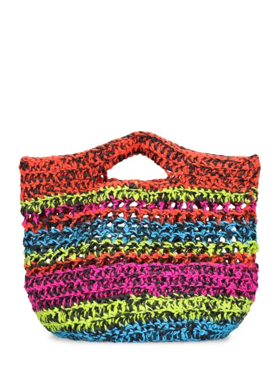 Agr   Crochet cotton blend tote bag 