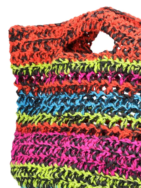 Agr   Crochet cotton blend tote bag 