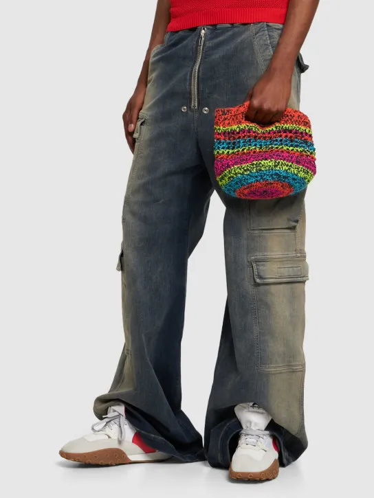 Agr   Crochet cotton blend tote bag 