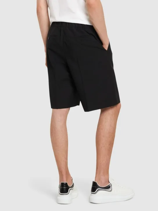Alexander McQueen   Cotton &amp; mohair shorts 