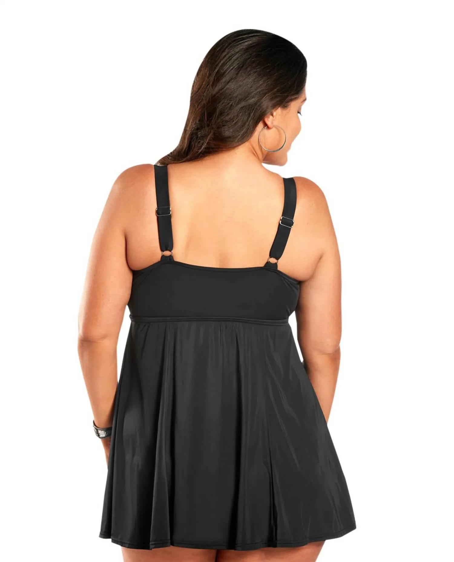 Always For Me - Plus Size Raven Swimdress