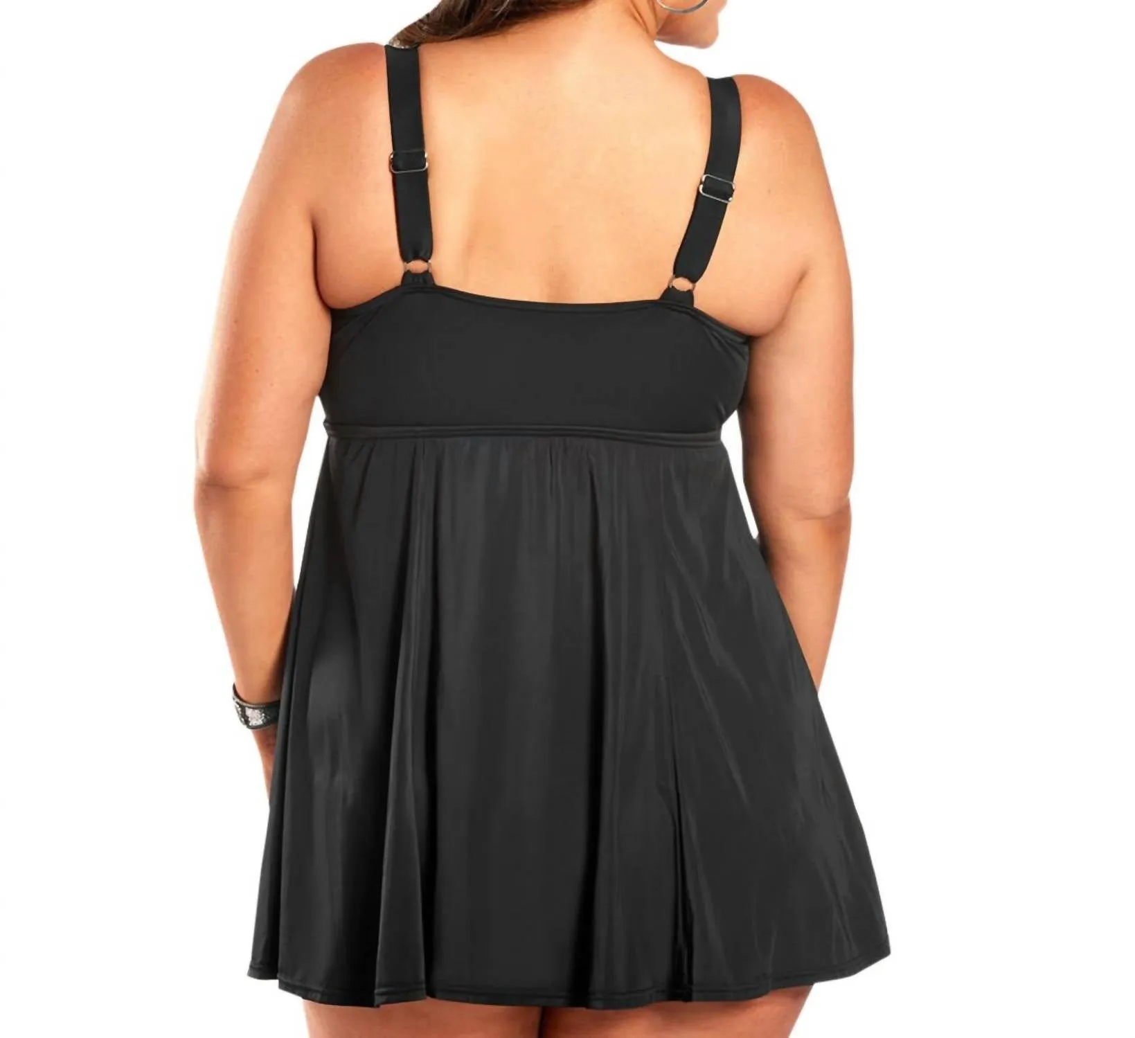 Always For Me - Plus Size Raven Swimdress