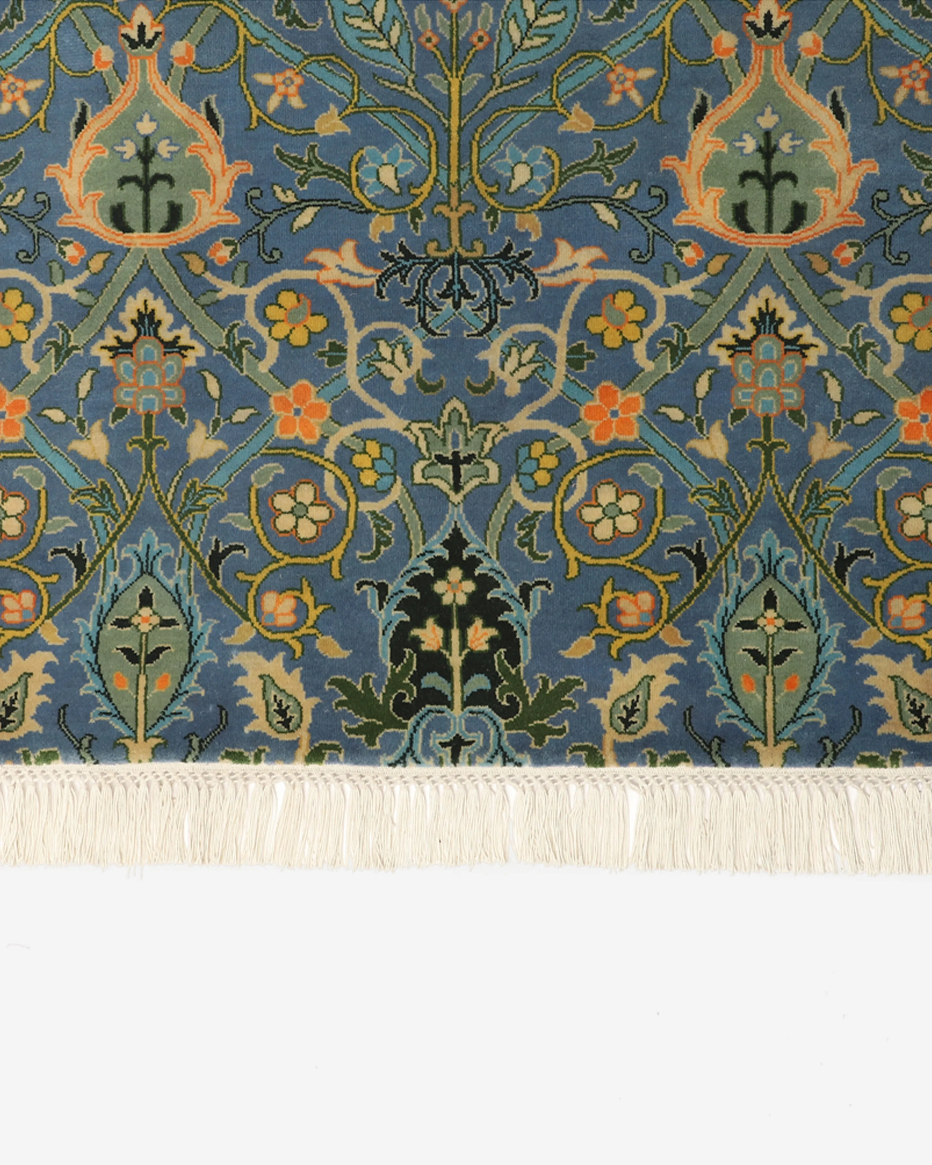 Andhra Hand Knotted Cotton Wool Rug
