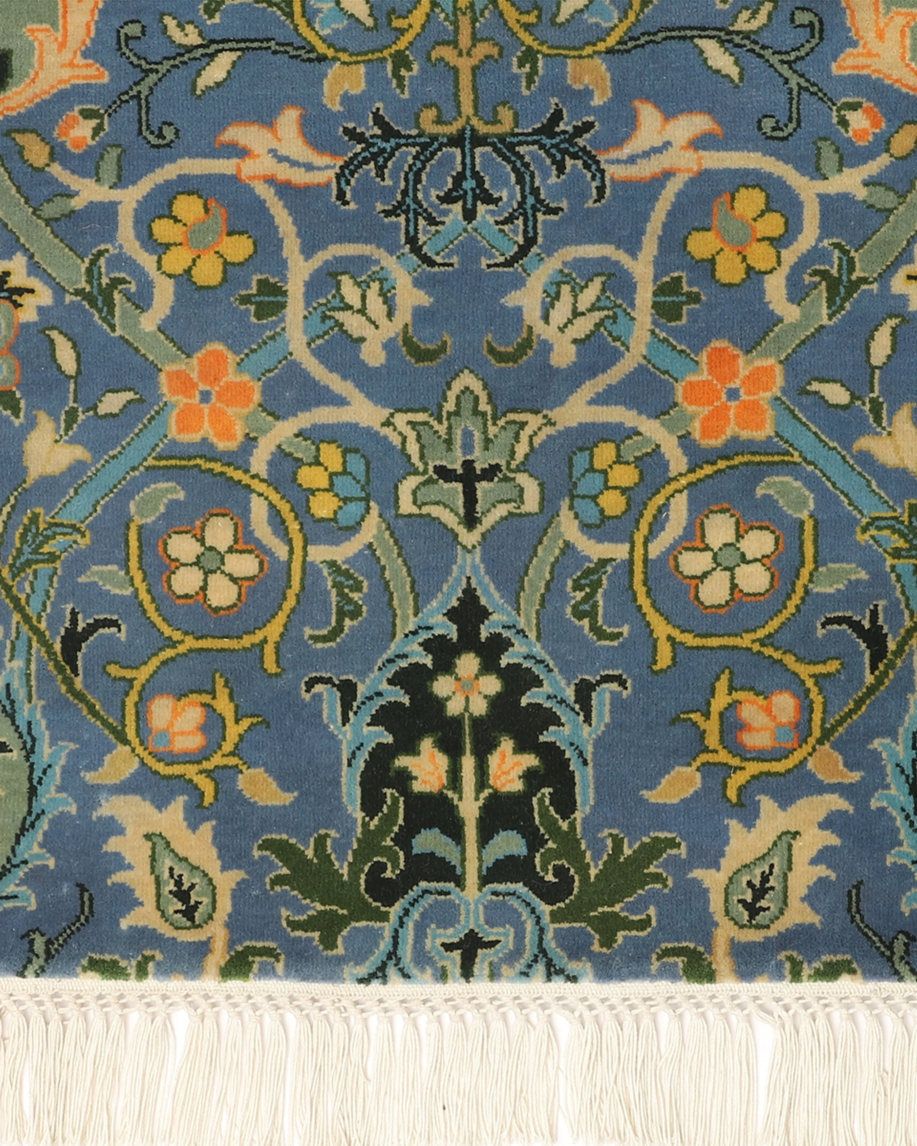 Andhra Hand Knotted Cotton Wool Rug