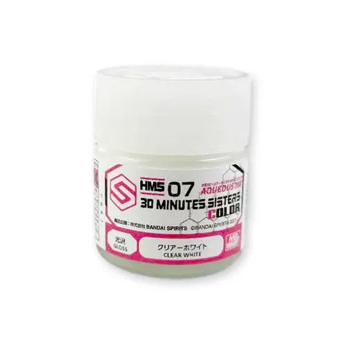 Aqueous - HMS07 30MS Clear Pale White