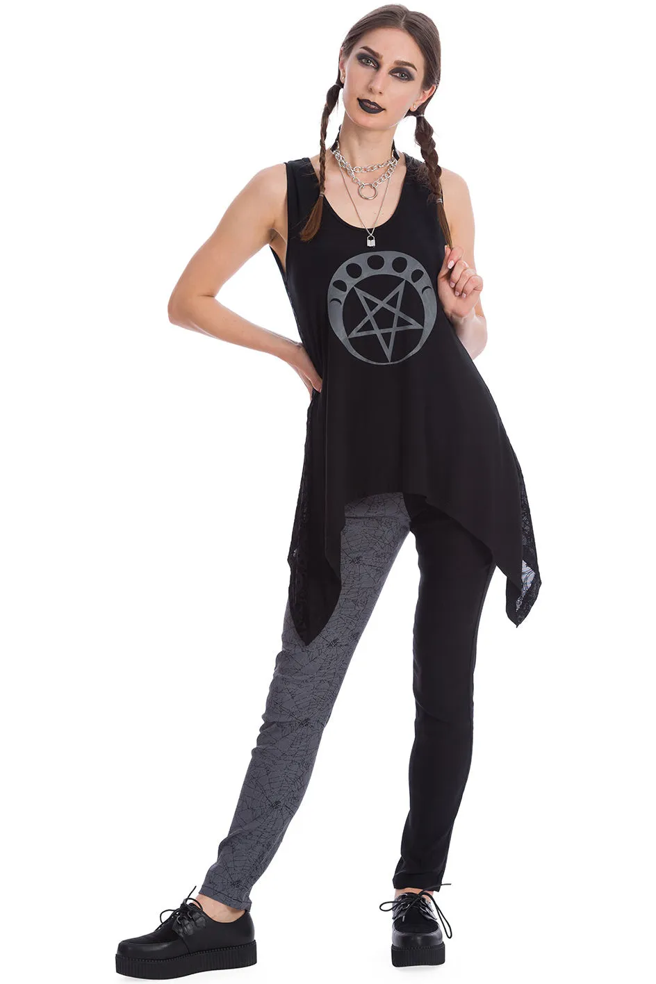 Banned Circle Flock Top (S, M)