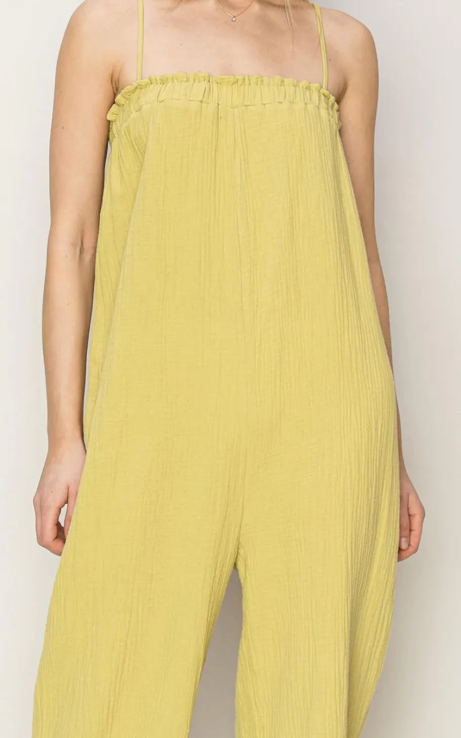 Candid Jumpsuit - Pear