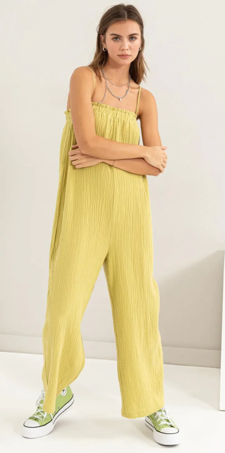 Candid Jumpsuit - Pear