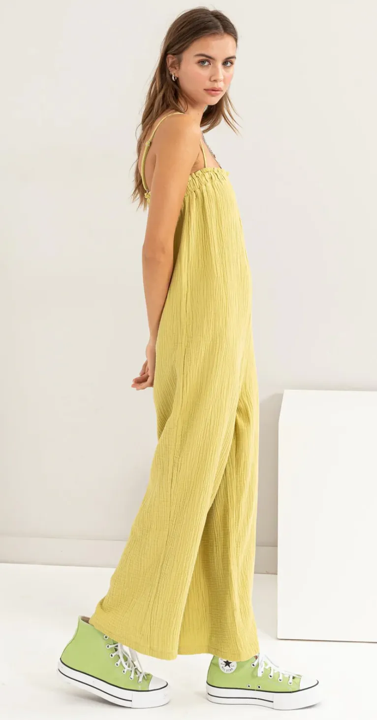 Candid Jumpsuit - Pear