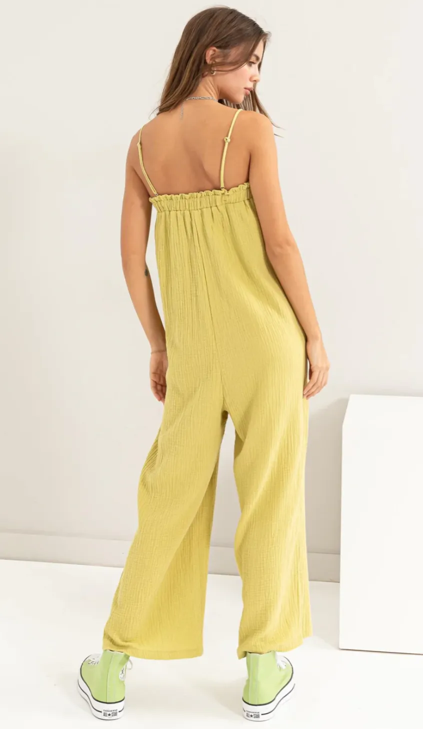 Candid Jumpsuit - Pear