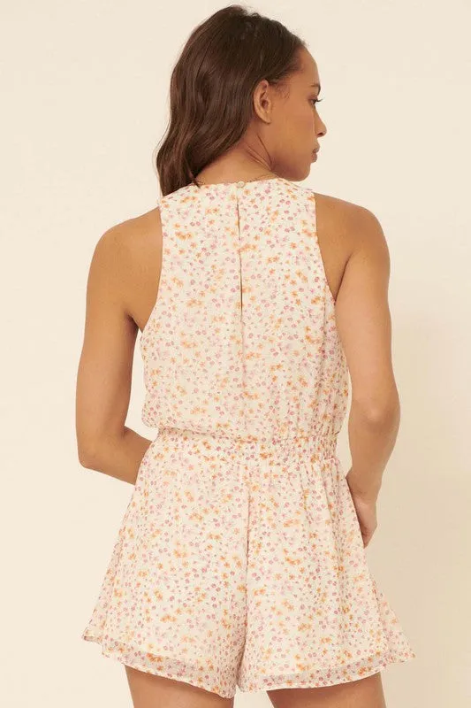 Can't Let You Go Romper - Cream