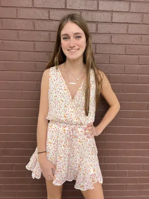 Can't Let You Go Romper - Cream