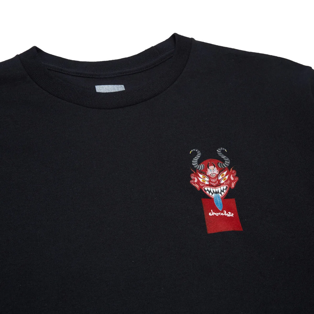 Chocolate Mask Long Sleeve T-Shirt - Black