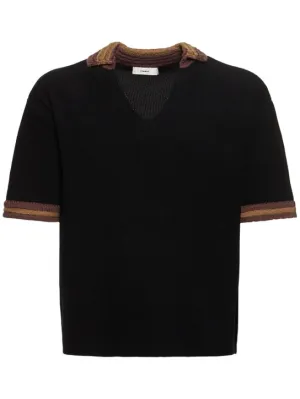 Commas   Crochet collar polo 