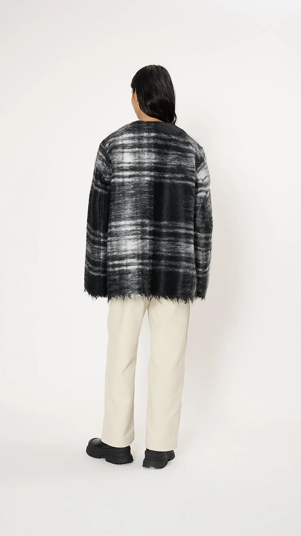 Croft Jacket in Black Tartan