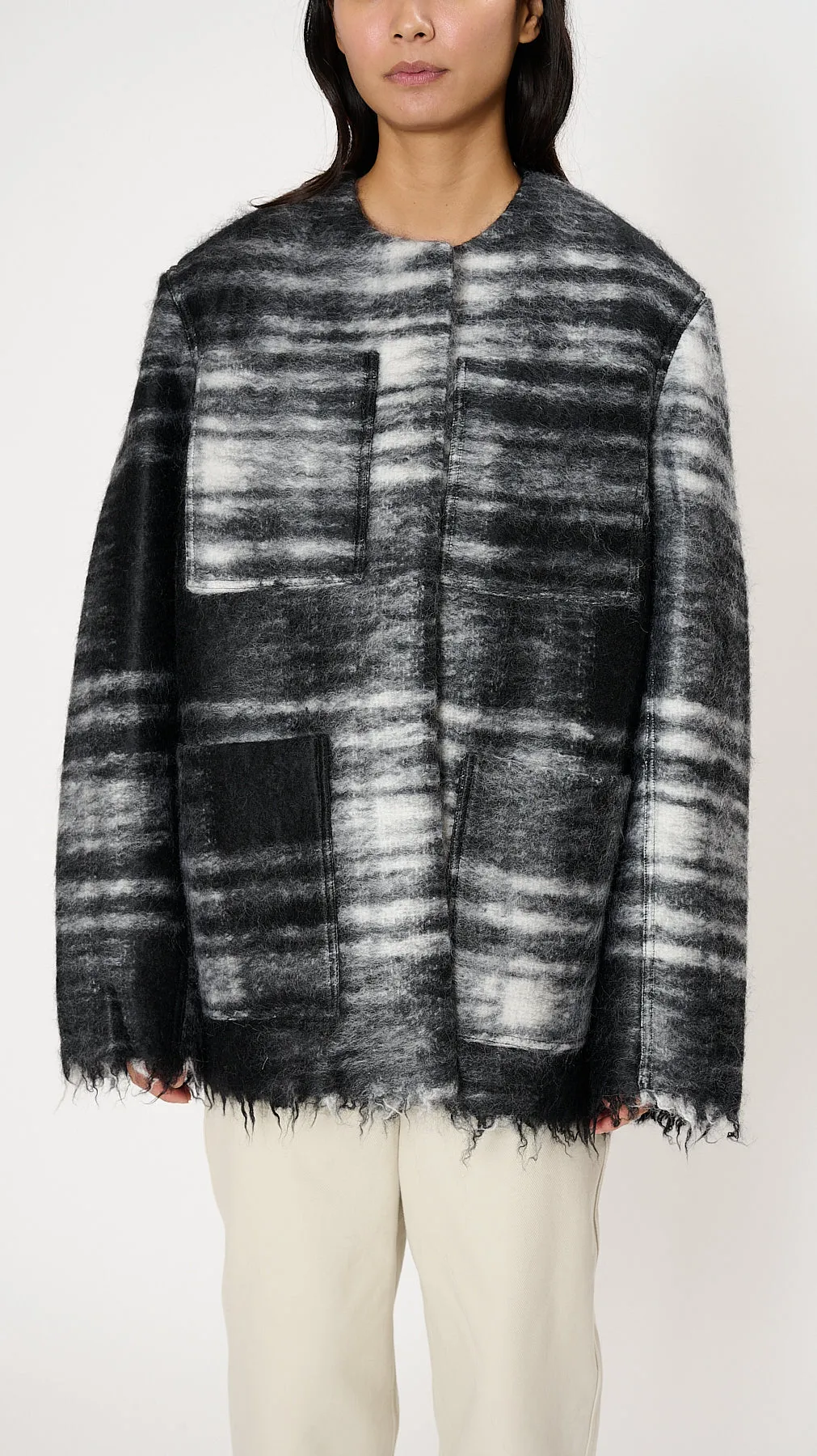 Croft Jacket in Black Tartan
