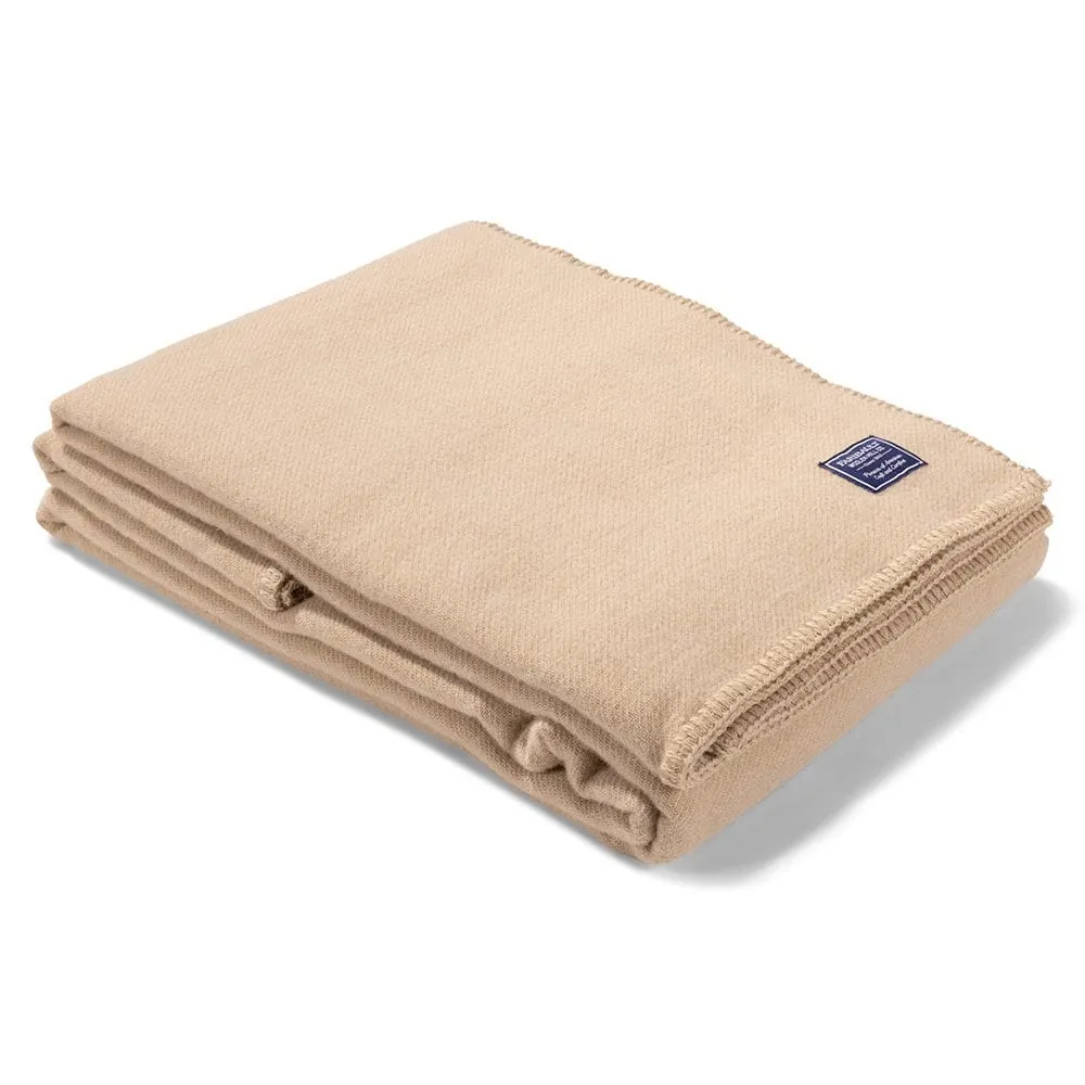 Factory Second Pure & Simple Wool Blanket Camel