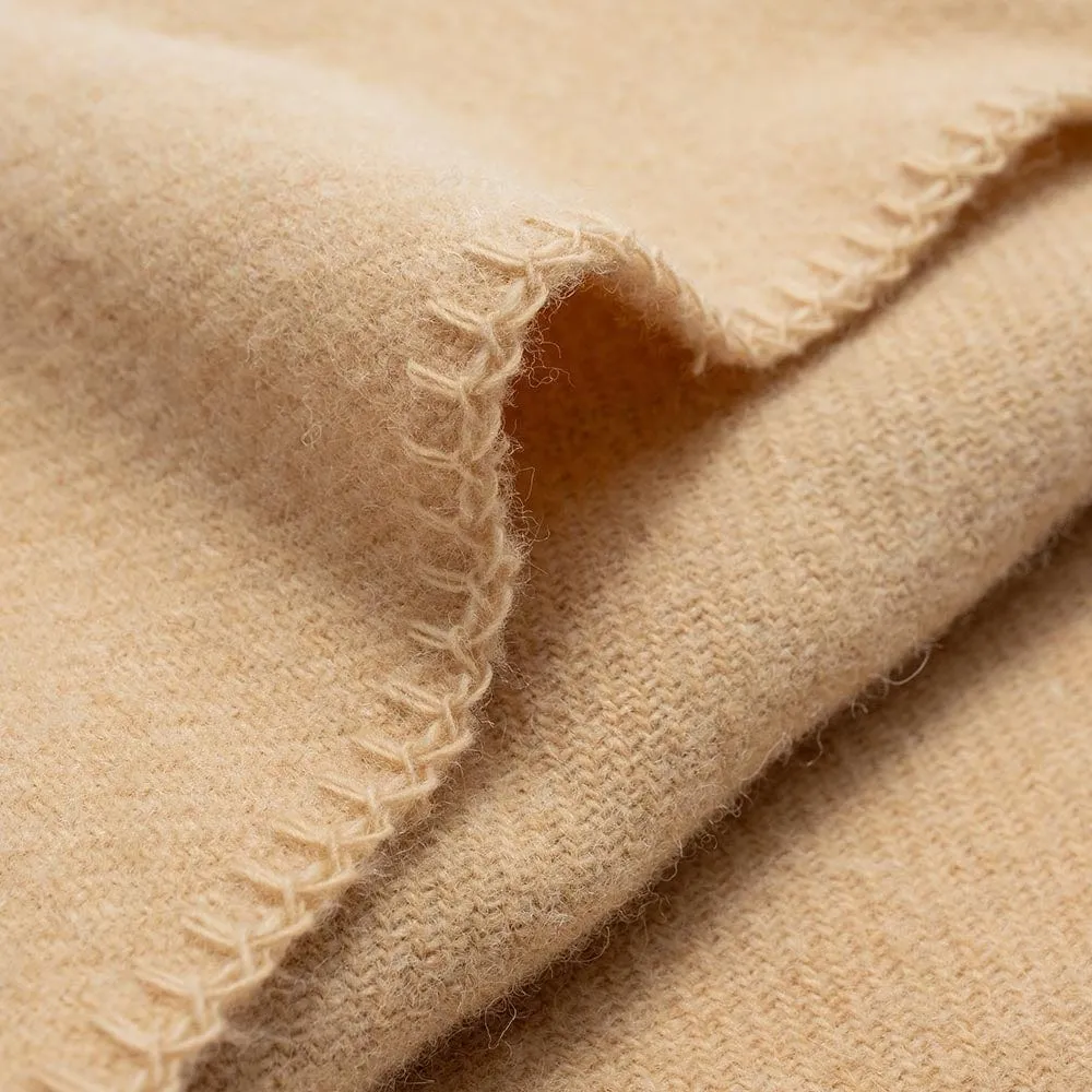 Factory Second Pure & Simple Wool Blanket Camel