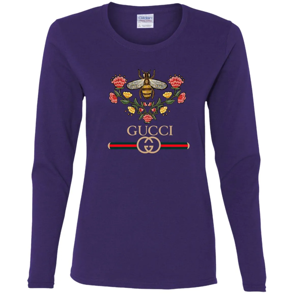 Gucci Logo T-shirt Women Long Sleeve Shirt