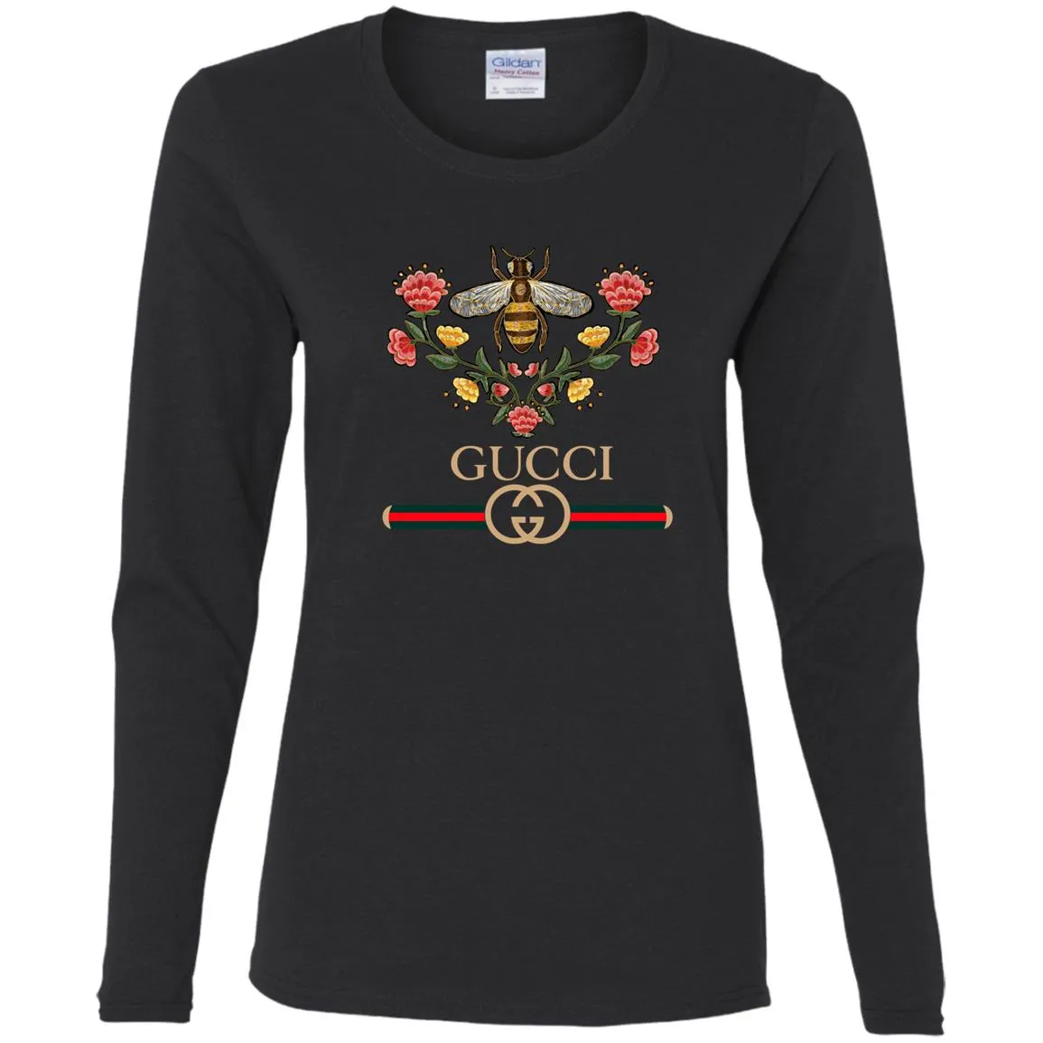Gucci Logo T-shirt Women Long Sleeve Shirt