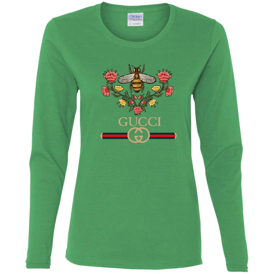 Gucci Logo T-shirt Women Long Sleeve Shirt