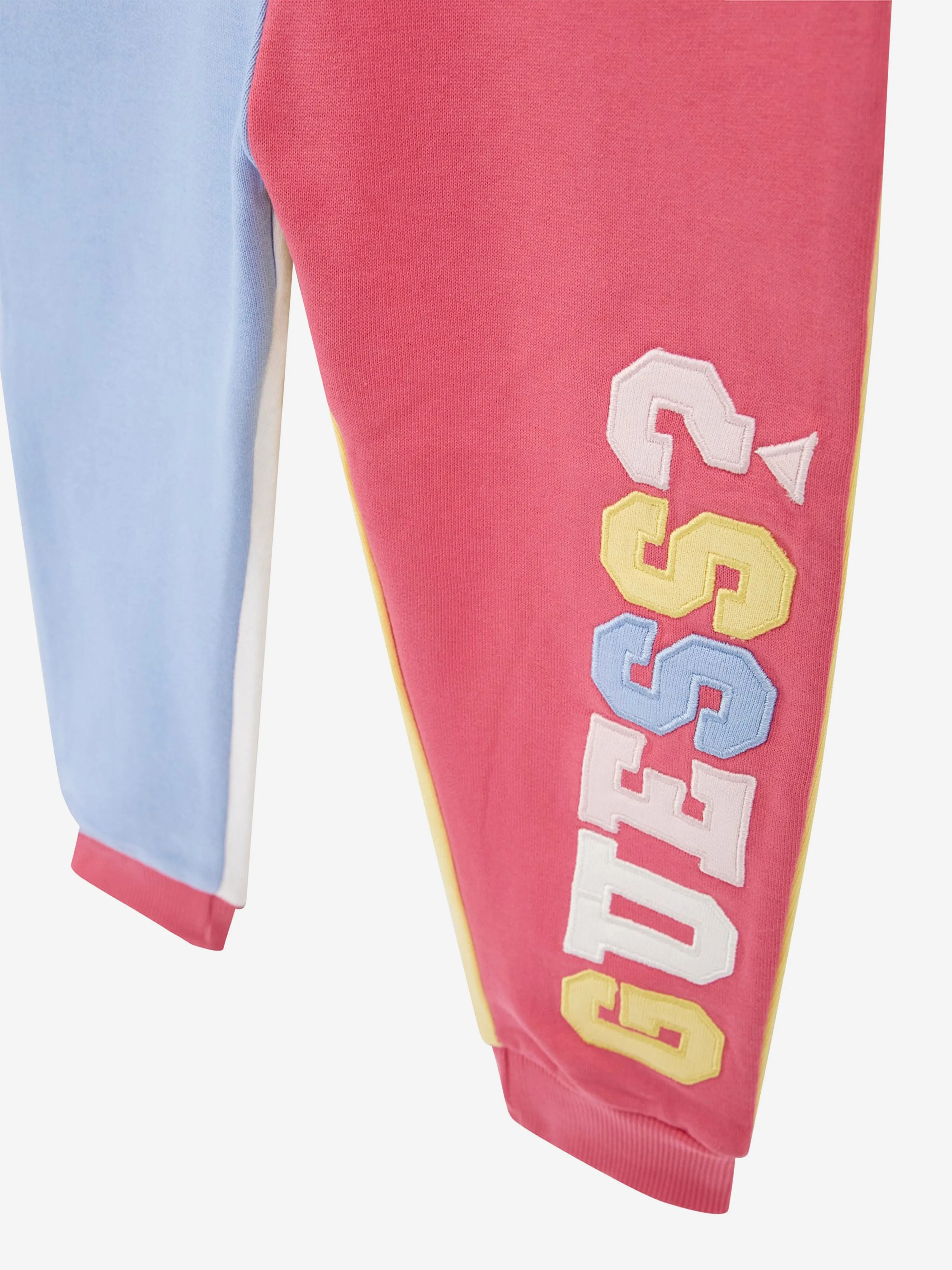 Guess Girls Colourblock Joggers in Multicolour
