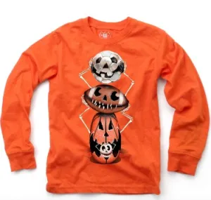 Halloween Sports Balls Long Sleeve Tee