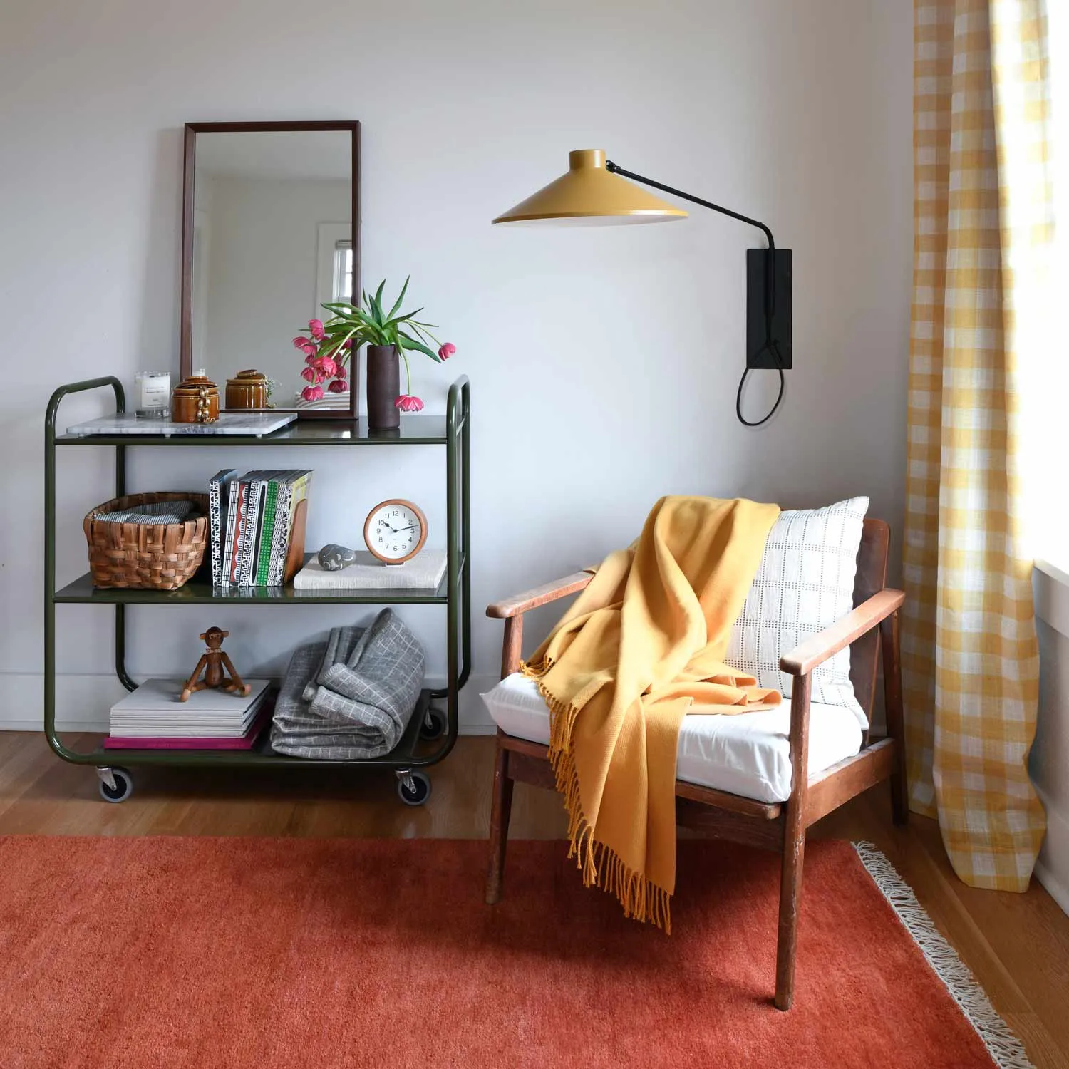Honey Lambswool Throw