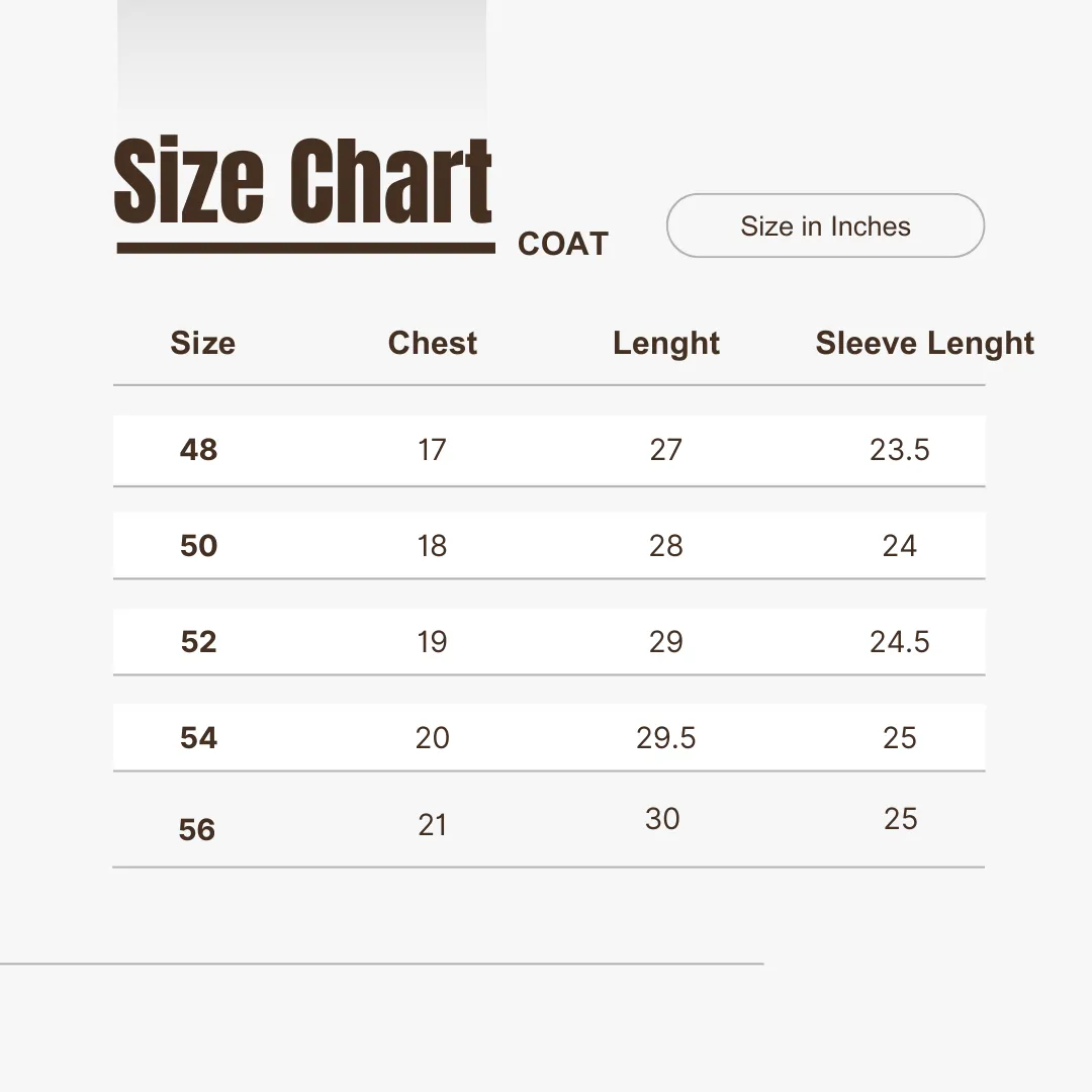 Imported Elite Brown  Navy Woolen Coat For Men