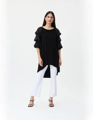 Joseph Ribkoff High-Low On-Off Shoulder Tunic