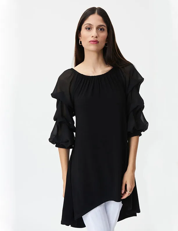 Joseph Ribkoff High-Low On-Off Shoulder Tunic