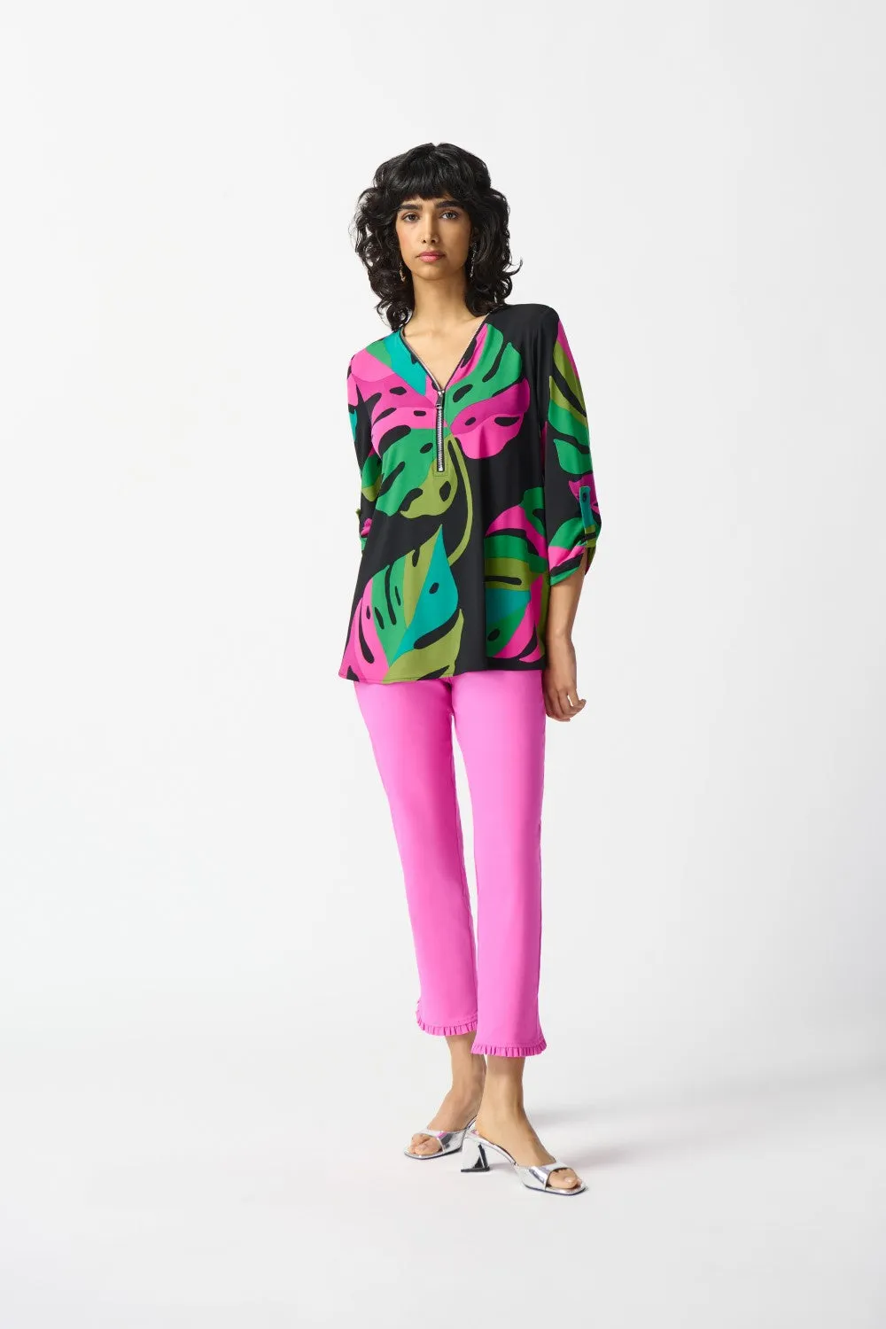 Joseph Ribkoff Tunic 242232 Black/Multi