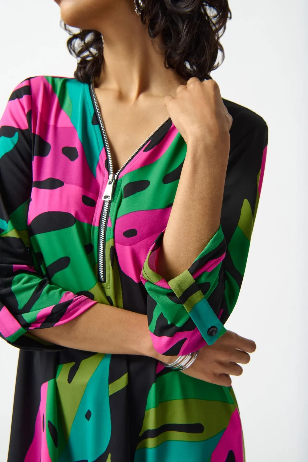 Joseph Ribkoff Tunic 242232 Black/Multi