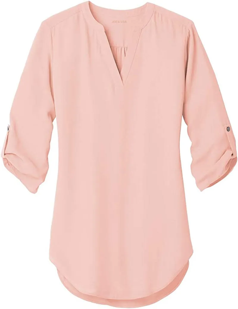 Ladies 3/4 Sleeve Tunic Blouse