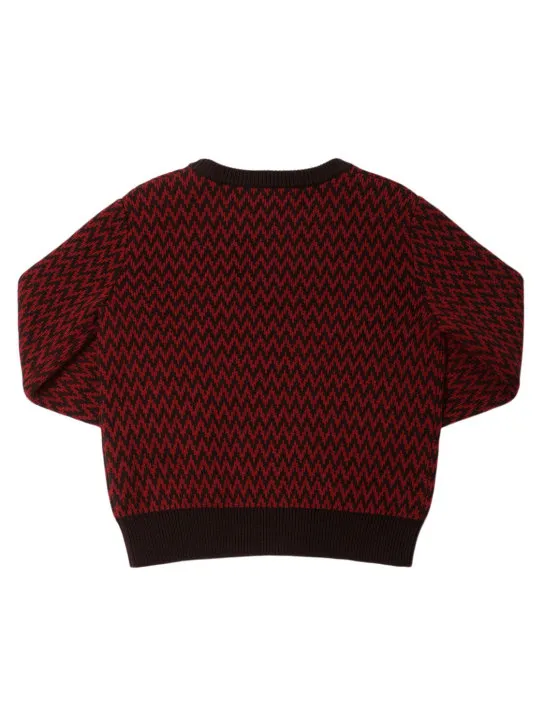 Lanvin   Cotton &amp; wool knit sweater 
