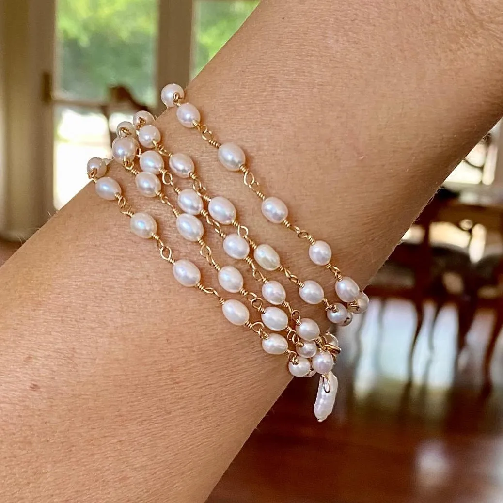 Long Freshwater Pearl Necklace