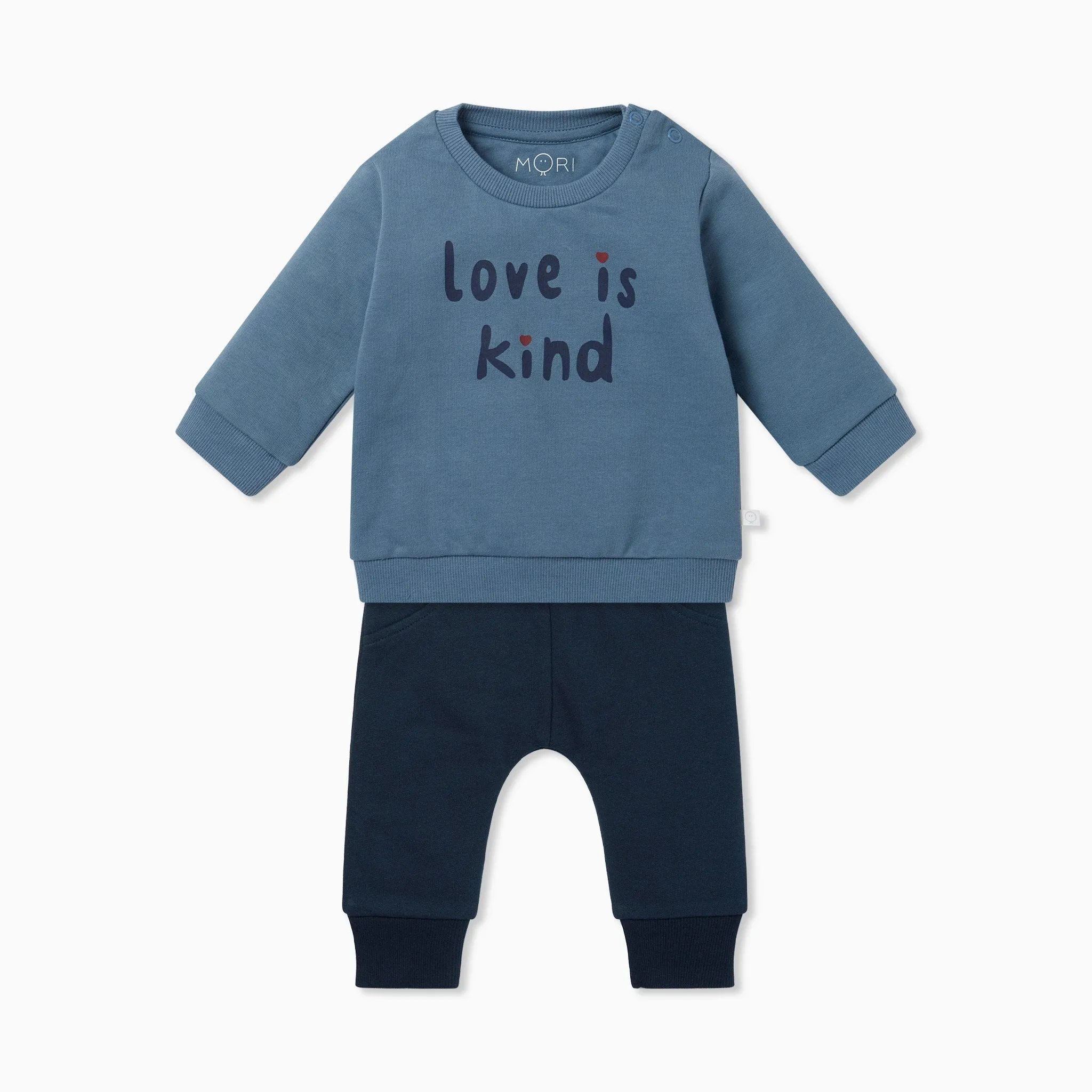 Love Is Kind Slogan Sweatshirt & Joggers Outfit