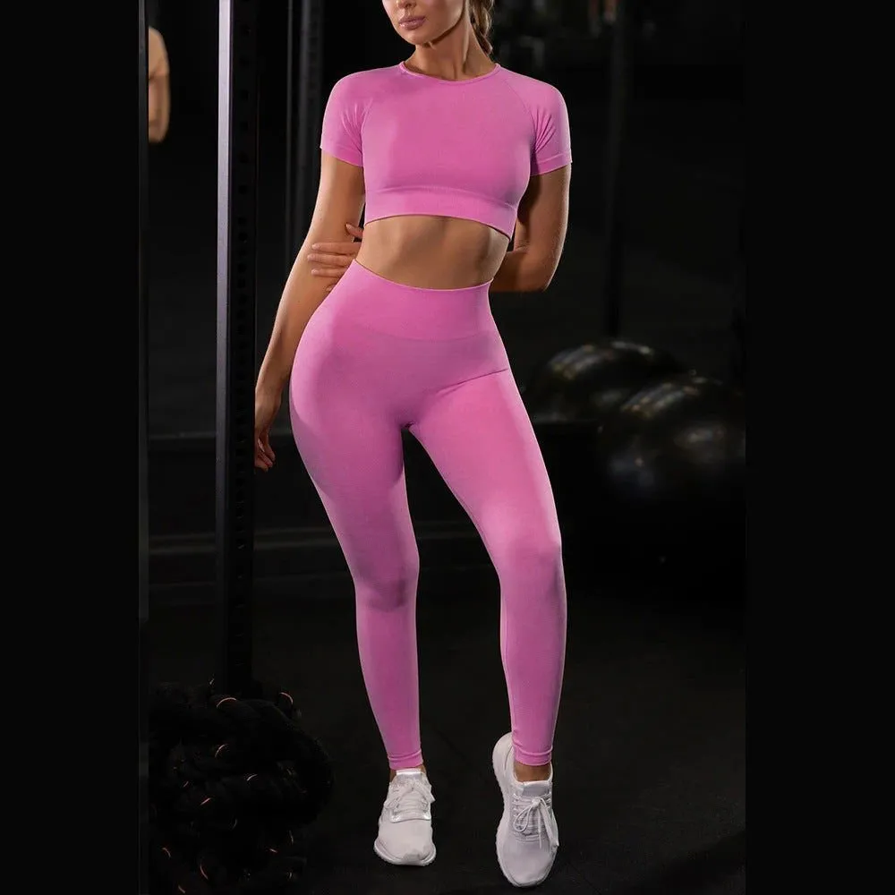 LovelyRLovely Women Seamless Yoga Sport Leggings Set