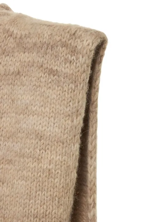 Maison Margiela   Open side alpaca blend knit vest 