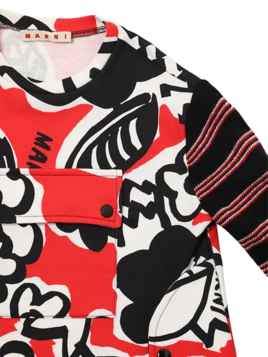 Marni Junior   Printed cotton sweatshirt 
