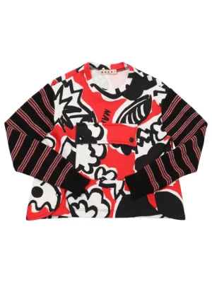 Marni Junior   Printed cotton sweatshirt 