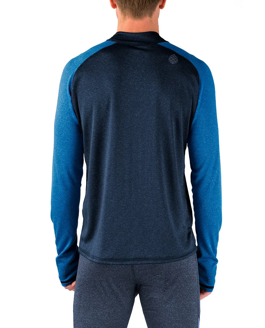 Men's Basis Power Wool Zip Neck-2018