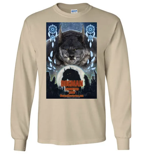 Men's Dogman Encounters Pathfinder Collection Long Sleeve T-Shirt (design 3, with straight border)