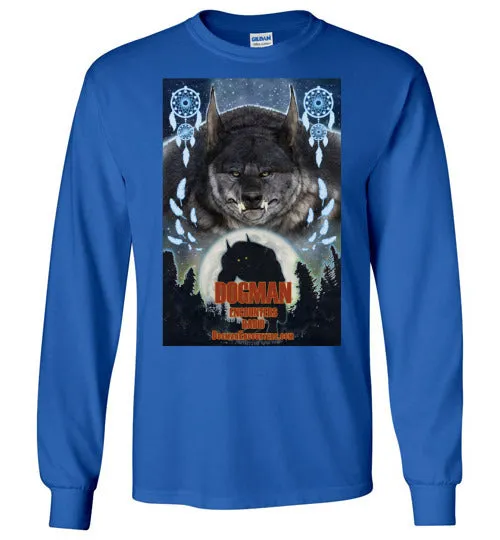 Men's Dogman Encounters Pathfinder Collection Long Sleeve T-Shirt (design 3, with straight border)