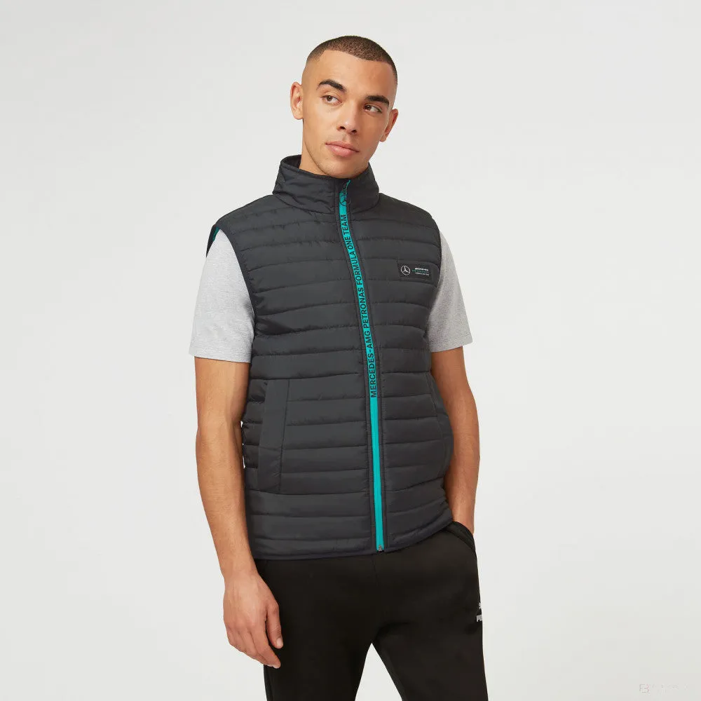 Mercedes Vest, Padded Lightweight, Black, 2022