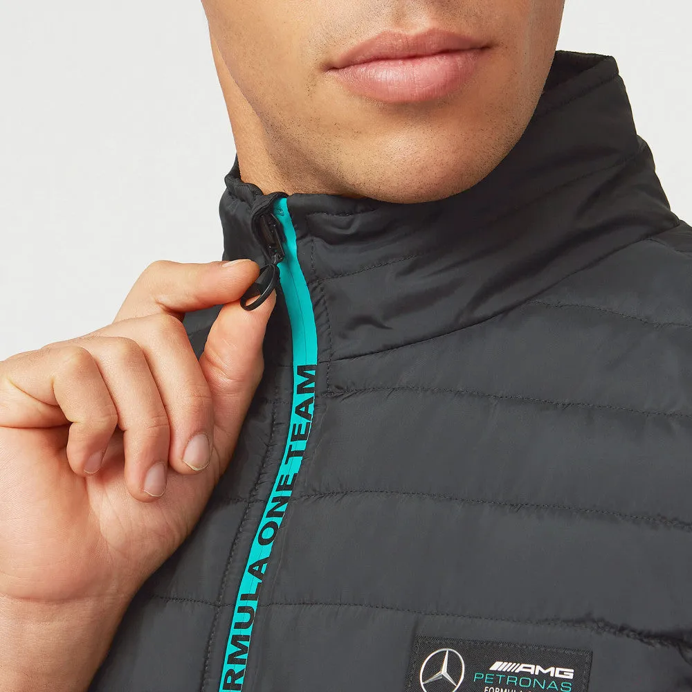 Mercedes Vest, Padded Lightweight, Black, 2022