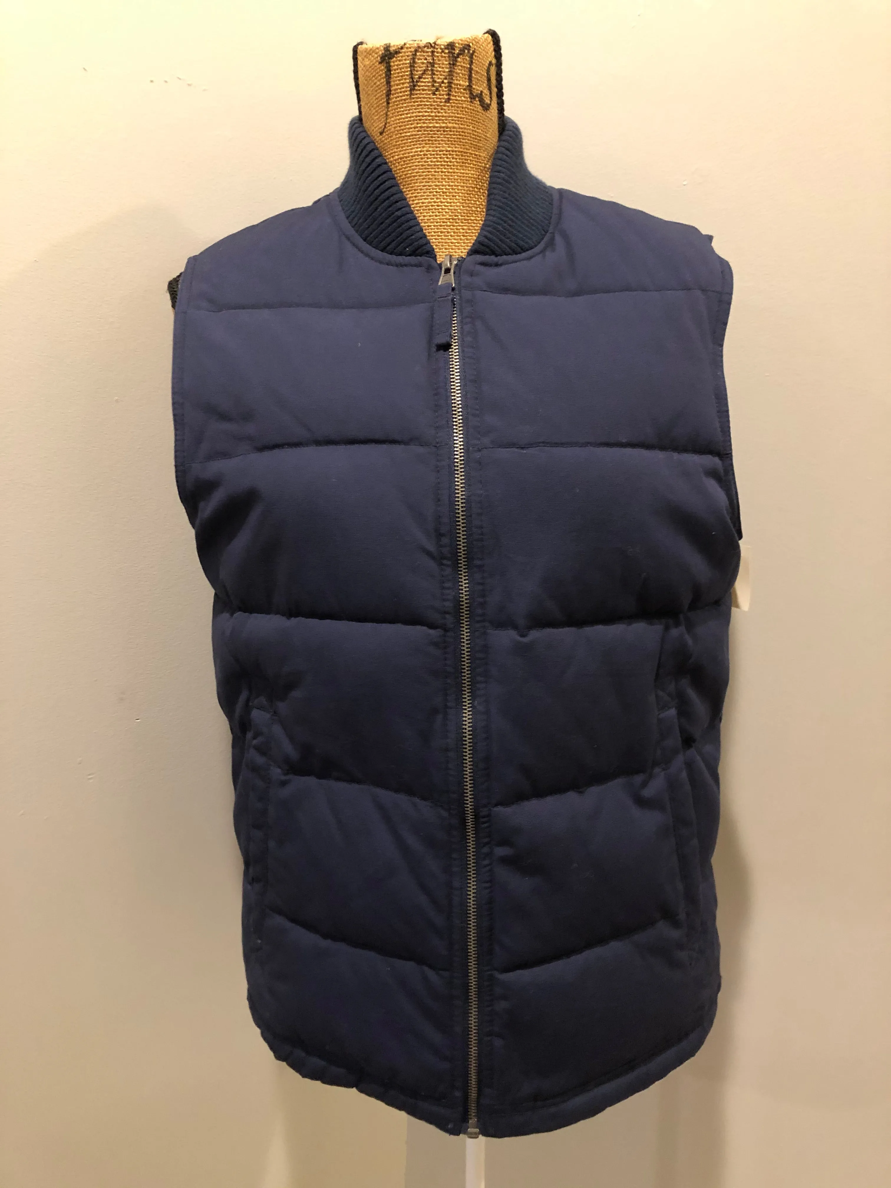 Merona Navy Blue Puffer Vest, SOLD